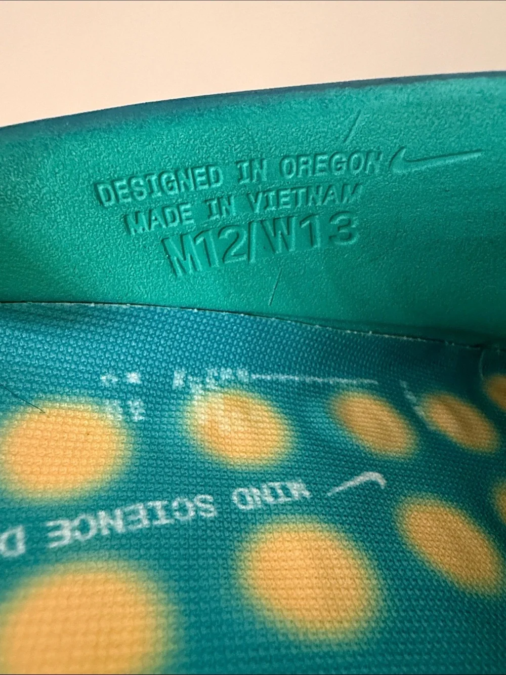 Nike Mind 001 Slides Green and Yellow